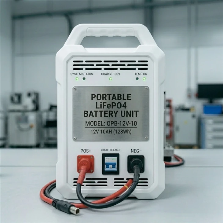 12V 10AH LiFePO4 portatīvais āra akumulators
